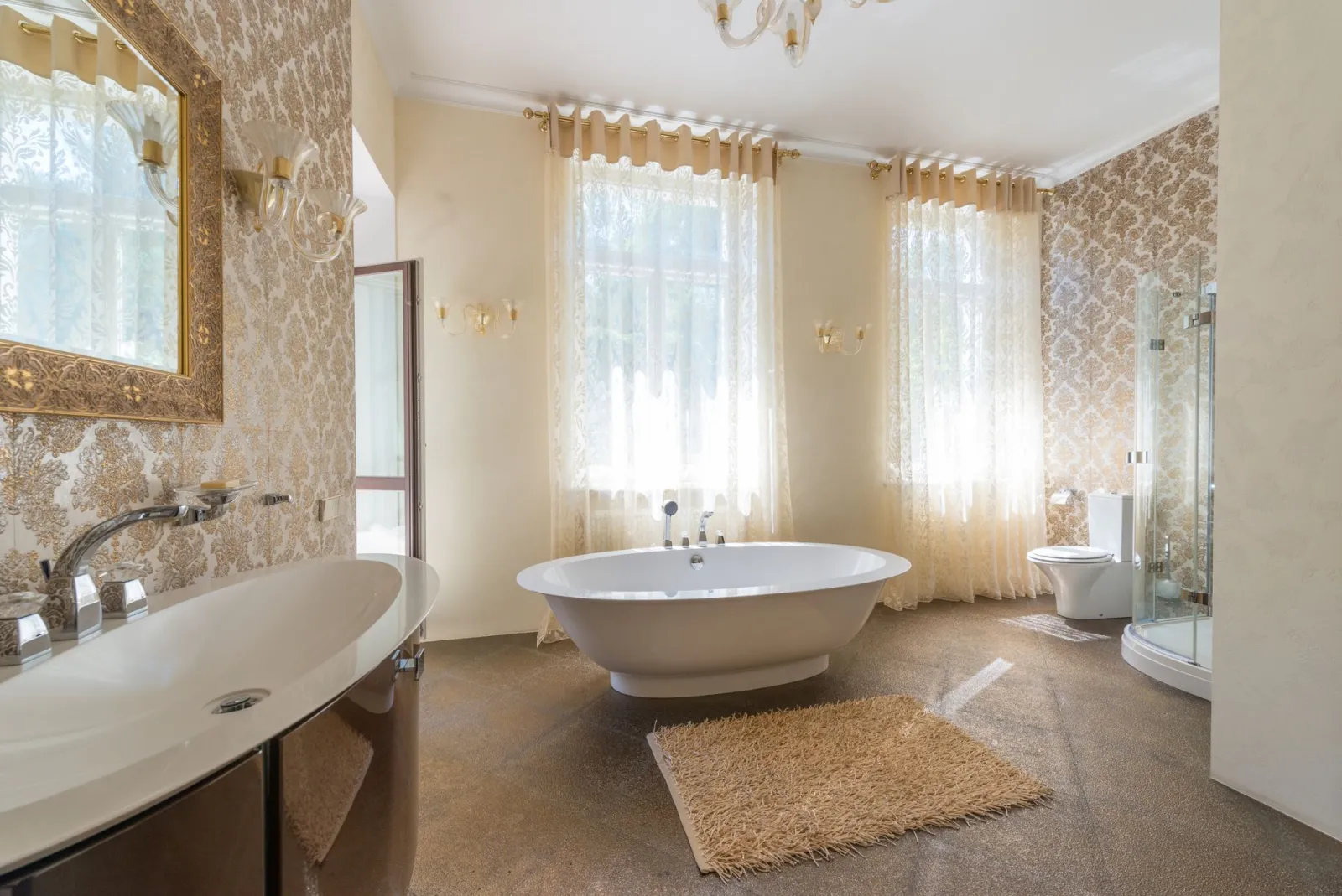 texture di tappeto da bagno