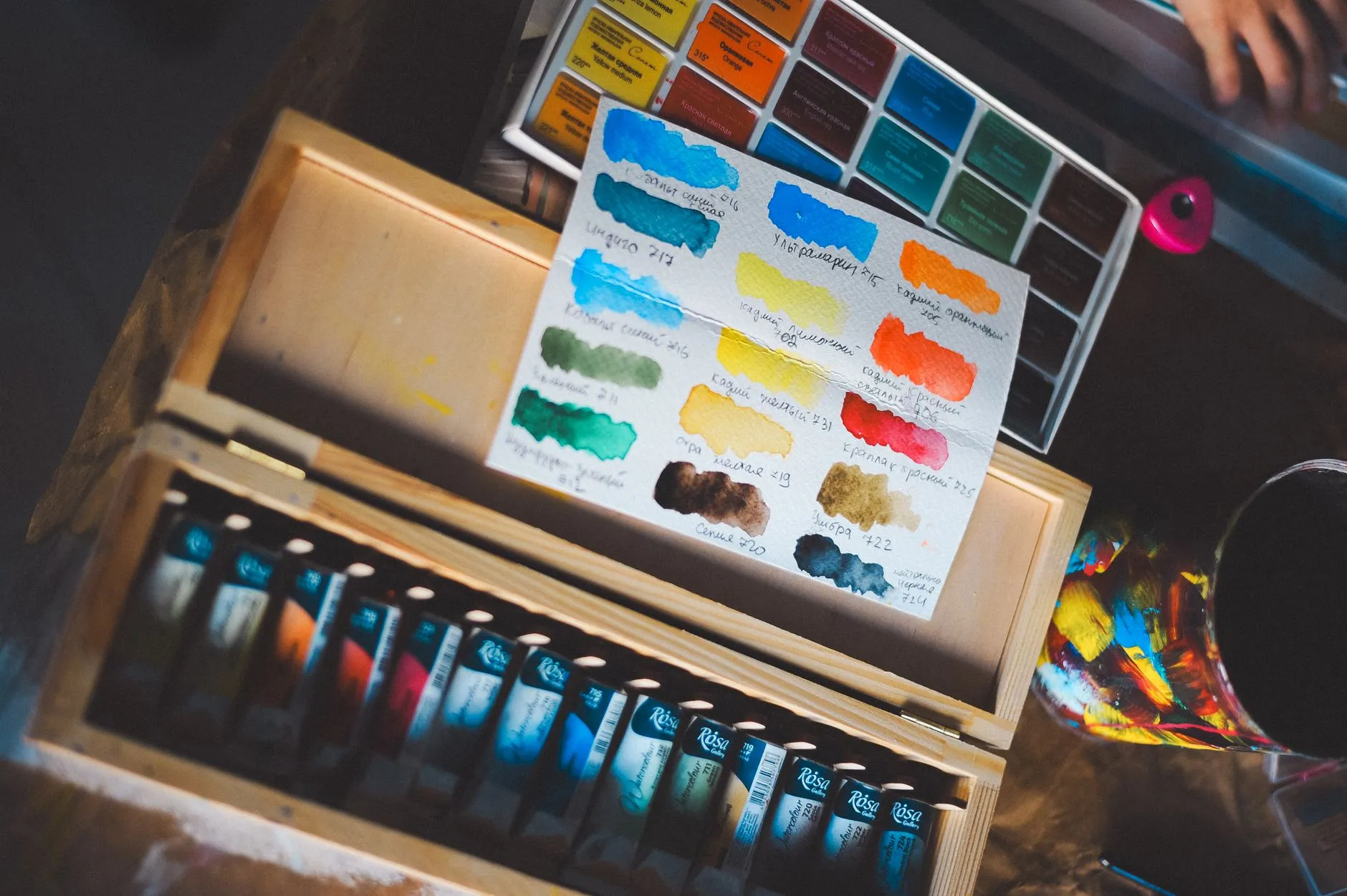 campioni di colore per vernice